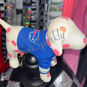 Victoria’s Secret PINK Buffalo Bills NFL Mini Stuffed Pup Dog Collectible✨Rare✨